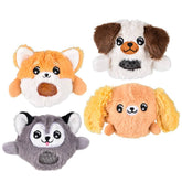 Dog Squeezy Stocking Stuffer Bead Plush -Assorted